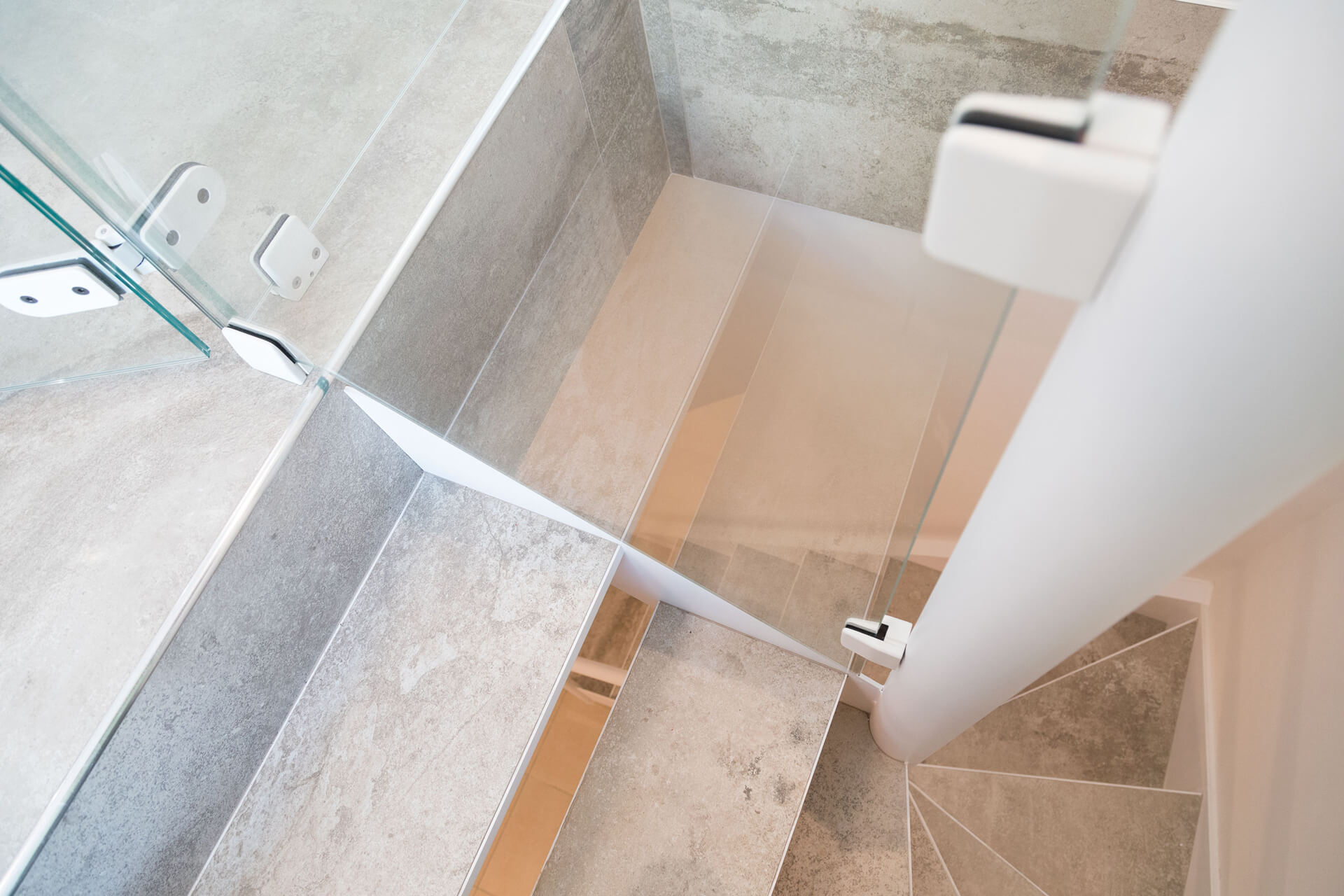 Balaustra in vetro B&B Lecce made by Pental