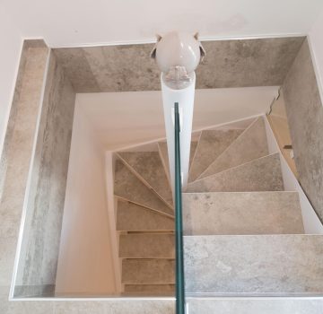 balaustra in vetro pental b&b lecce